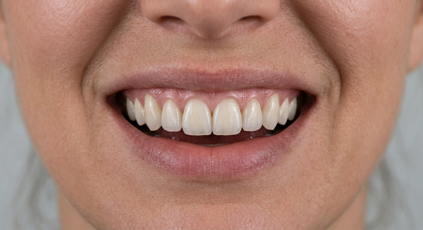 After Porcelain veneers