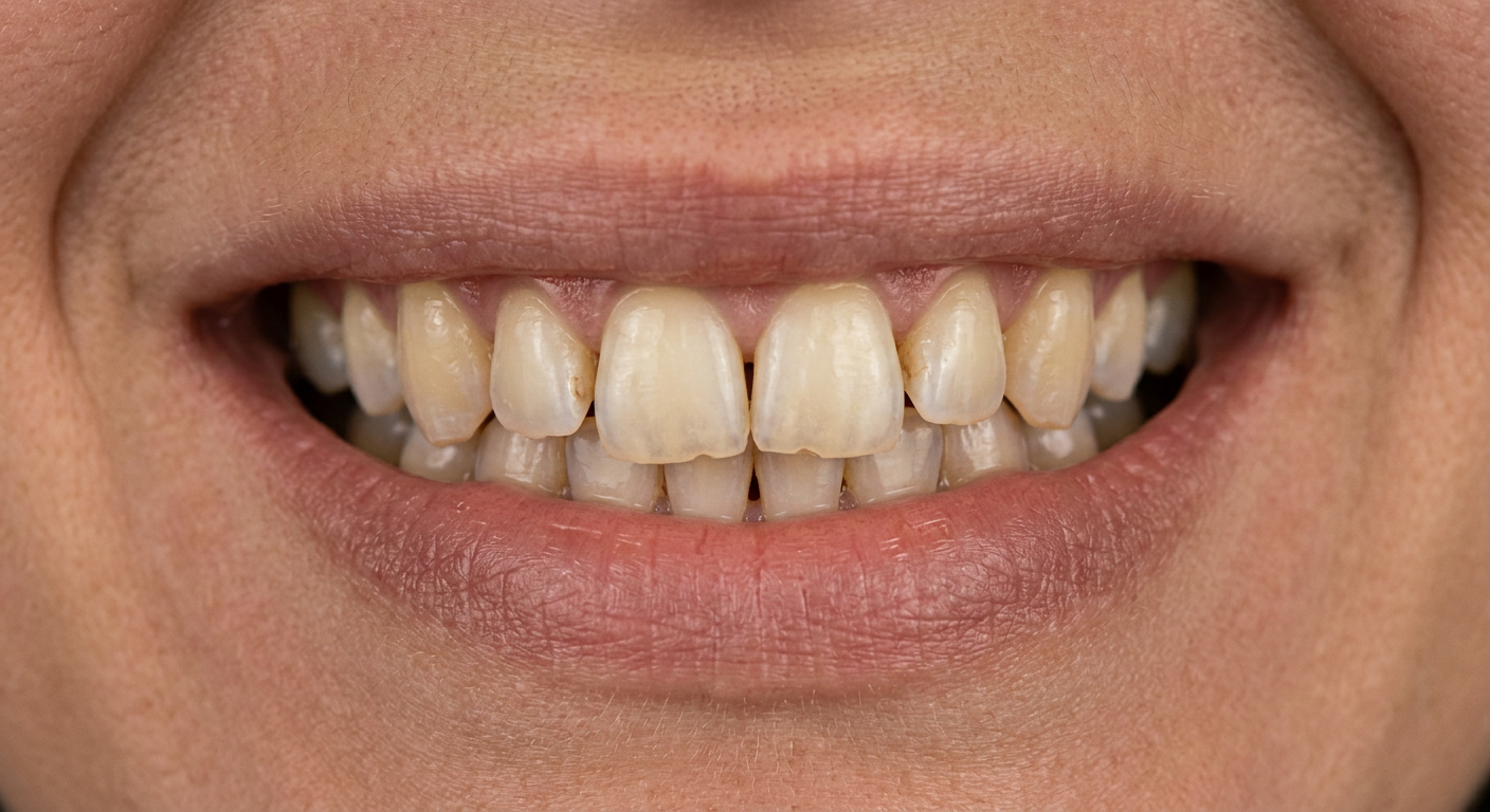 Before Porcelain veneers